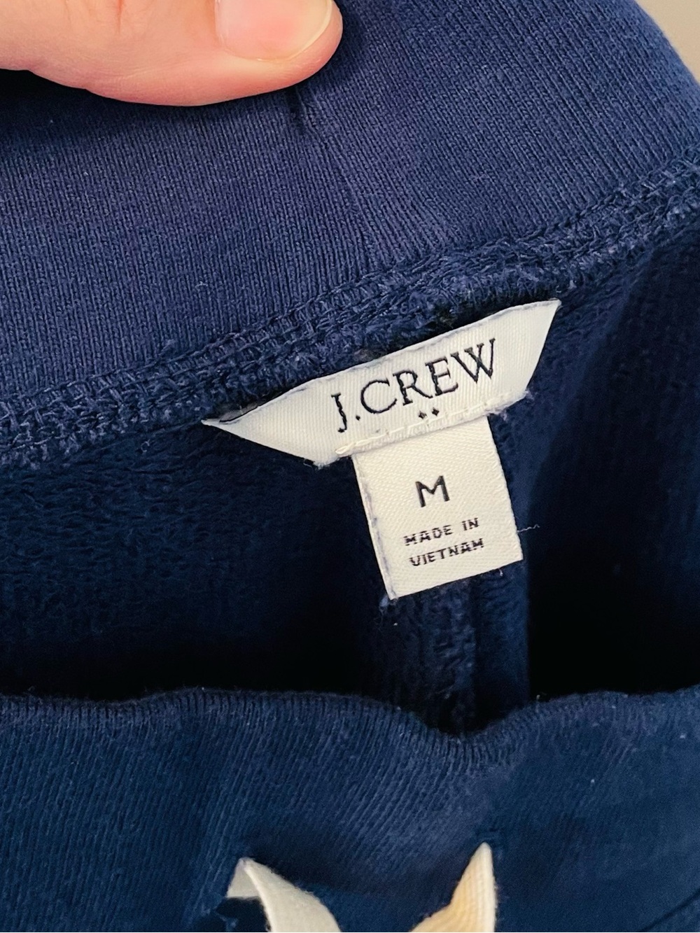 J Crew Jogger Crewneck Set in Navy 100% Cotton - Picture 6 of 7
